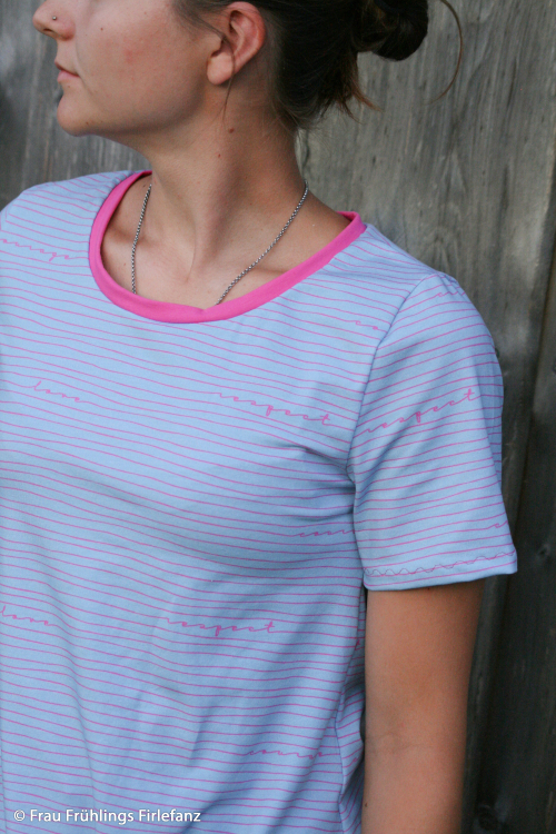 Preview: Jersey - Reminder - by Käselotti - hellblau - pink